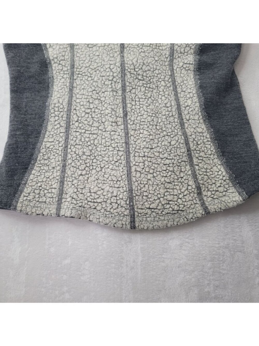 Kuhl Women's Gray Sherpa Fleece Zip-Up Vest Size S - Picture 7 of 12
